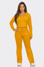 Load image into Gallery viewer, KNIT SWEATER 2 PIECE PANTS SET