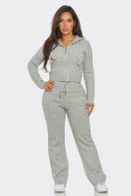 Load image into Gallery viewer, KNIT SWEATER 2 PIECE PANTS SET