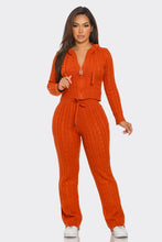 Load image into Gallery viewer, KNIT SWEATER 2 PIECE PANTS SET